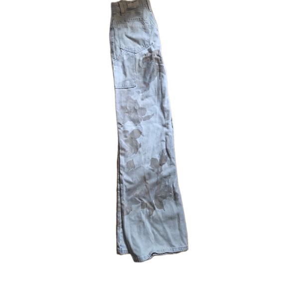 We The Free Tinsley Baggy High-Rise Printed Jeans Sz 26 - Picture 8 of 9
